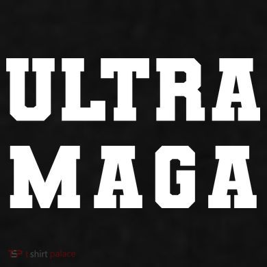 Ultra MAGA Varsity College Font Logo Ladies PosiCharge Tri-Blend Wicking Tank