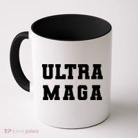 Ultra MAGA Varsity College Font Logo Coffee Mug thumb 0
