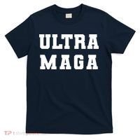 Ultra MAGA Varsity College Font Logo T-Shirt thumb 0