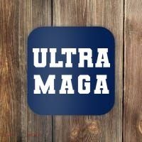 Ultra MAGA Varsity College Font Logo Coaster thumb 0