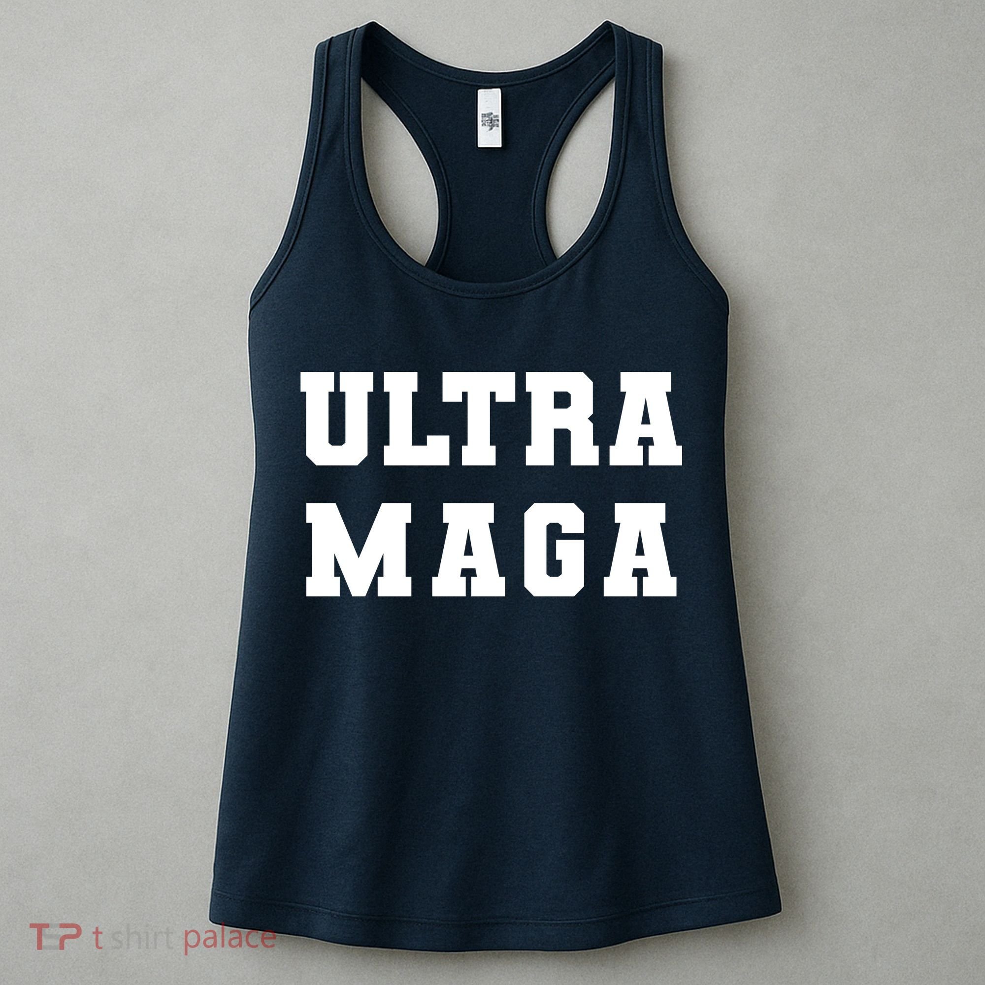 Ultra MAGA Varsity College Font Logo Women's Tank Top