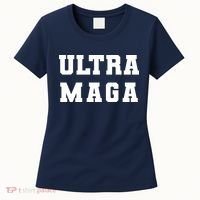 Ultra MAGA Varsity College Font Logo Women's T-Shirt thumb 0