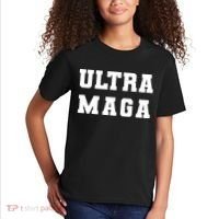 Ultra MAGA Varsity College Font Logo Kids T-Shirt thumb 2