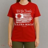 Ultra MAGA We The People Proud Betsy Ross Flag 1776 2022 T-Shirt thumb 4