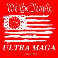 Ultra MAGA We The People Proud Betsy Ross Flag 1776 2022 T-Shirt thumb 7