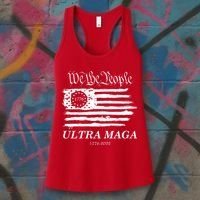 Ultra MAGA We The People Proud Betsy Ross Flag 1776 2022 Women's Tank Top thumb 3