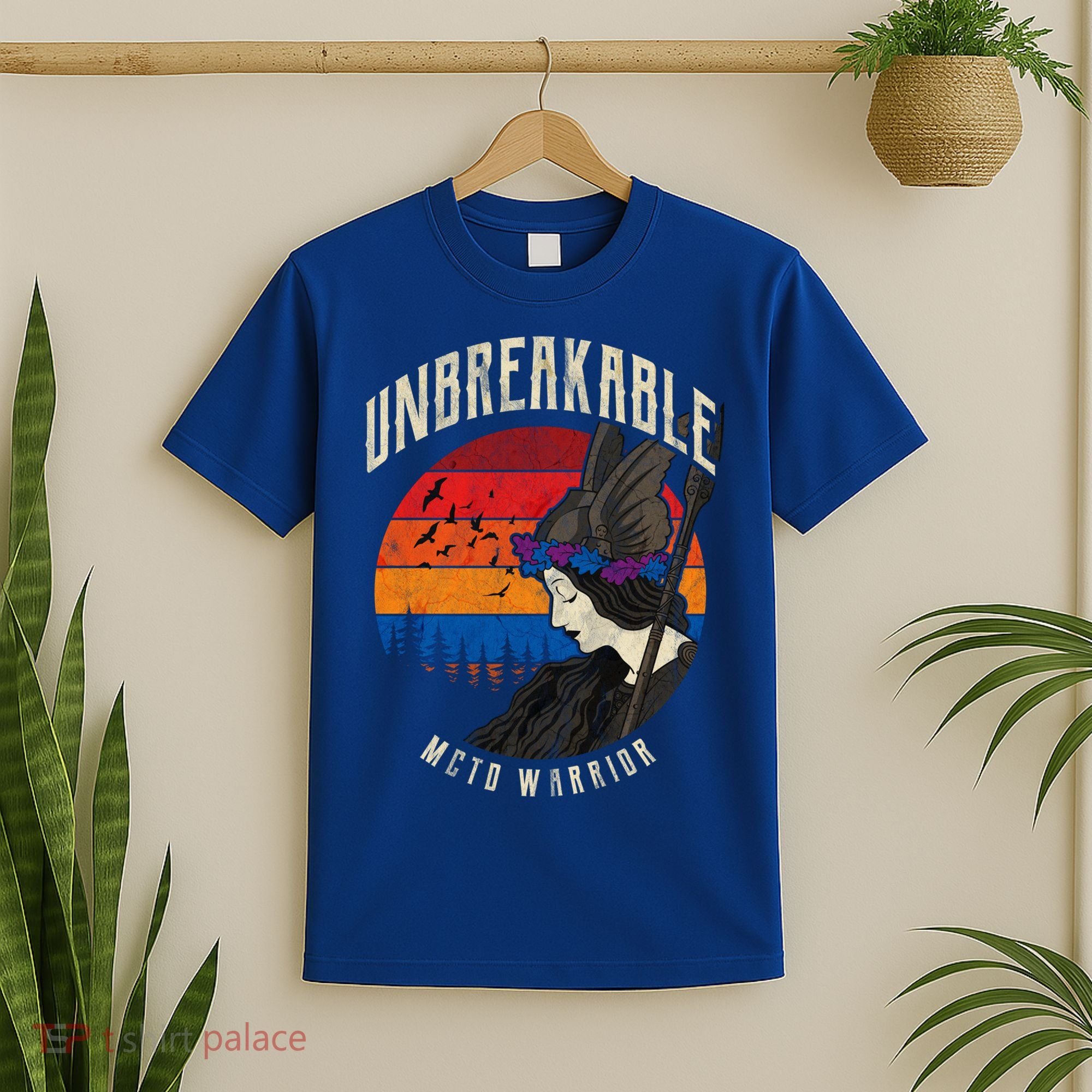 Unbreakable Mctd Warrior Vintage Sunset Funny Gift T-Shirt