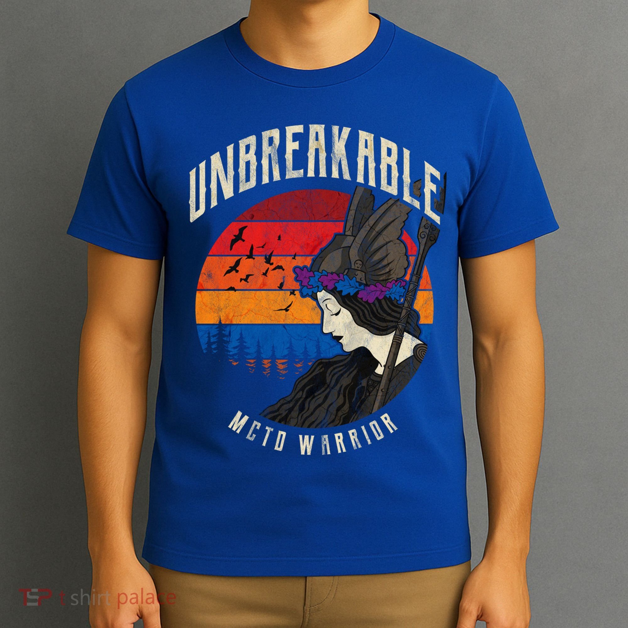 Unbreakable Mctd Warrior Vintage Sunset Funny Gift T-Shirt