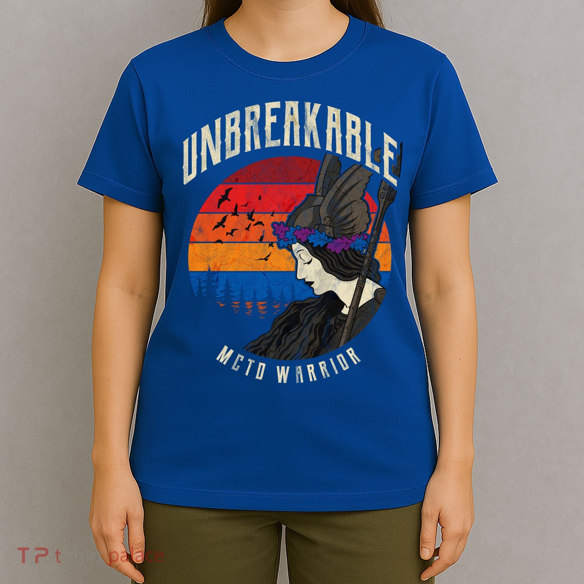 Unbreakable Mctd Warrior Vintage Sunset Funny Gift T-Shirt