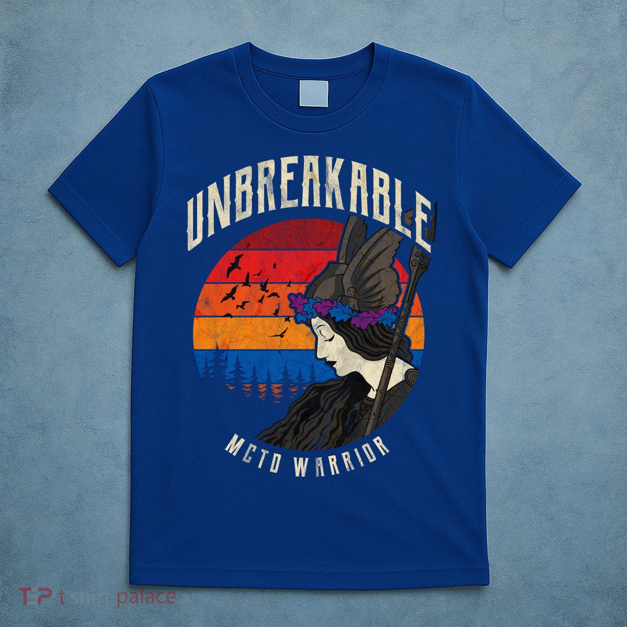 Unbreakable Mctd Warrior Vintage Sunset Funny Gift T-Shirt