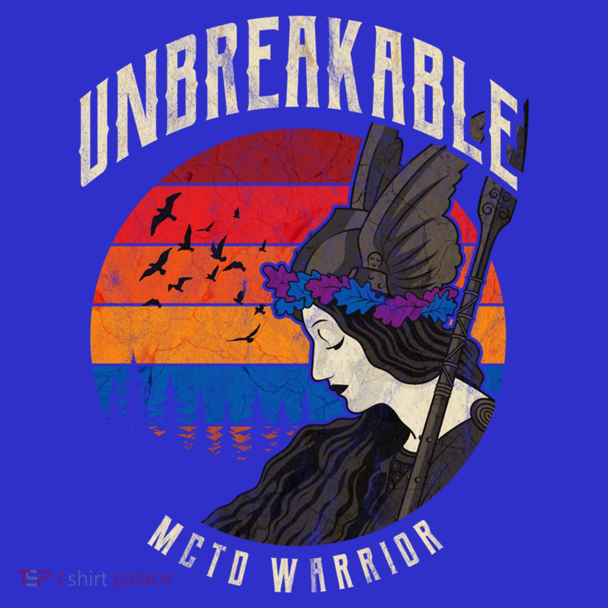 Unbreakable Mctd Warrior Vintage Sunset Funny Gift T-Shirt