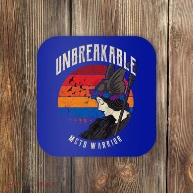 Unbreakable Mctd Warrior Vintage Sunset Funny Gift Coaster