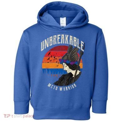 Unbreakable Mctd Warrior Vintage Sunset Funny Gift Toddler Hoodie
