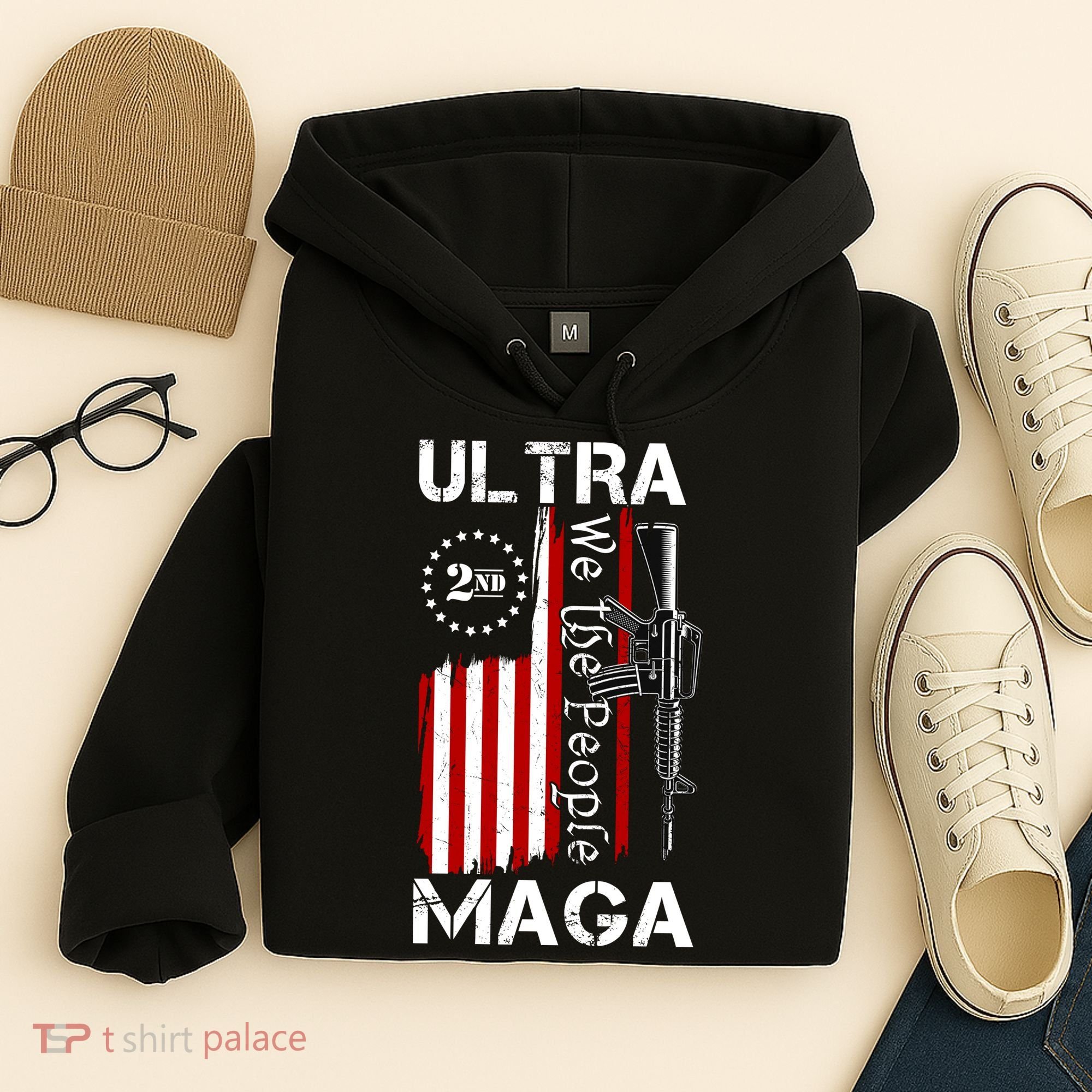 Ultra MAGA We The People 2nd Amendment Hoodie