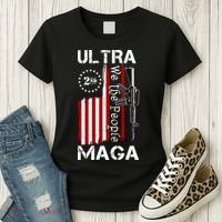 Ultra MAGA We The People 2nd Amendment Women's T-Shirt thumb 3
