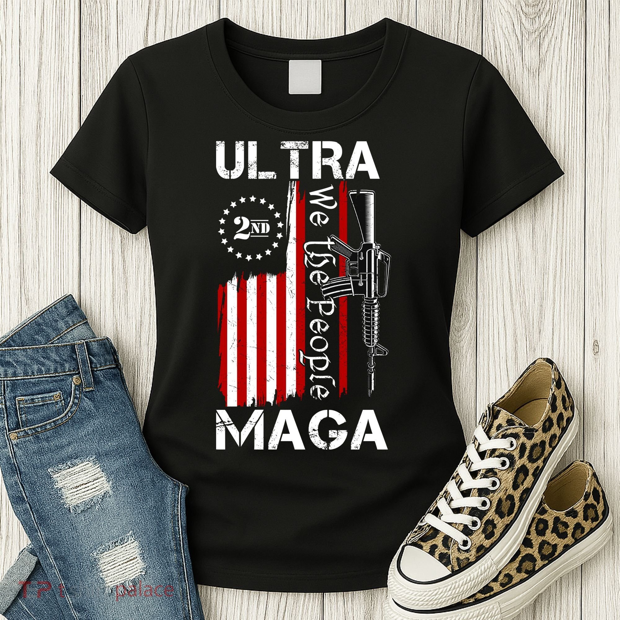 Ultra MAGA We The People 2nd Amendment Women's T-Shirt