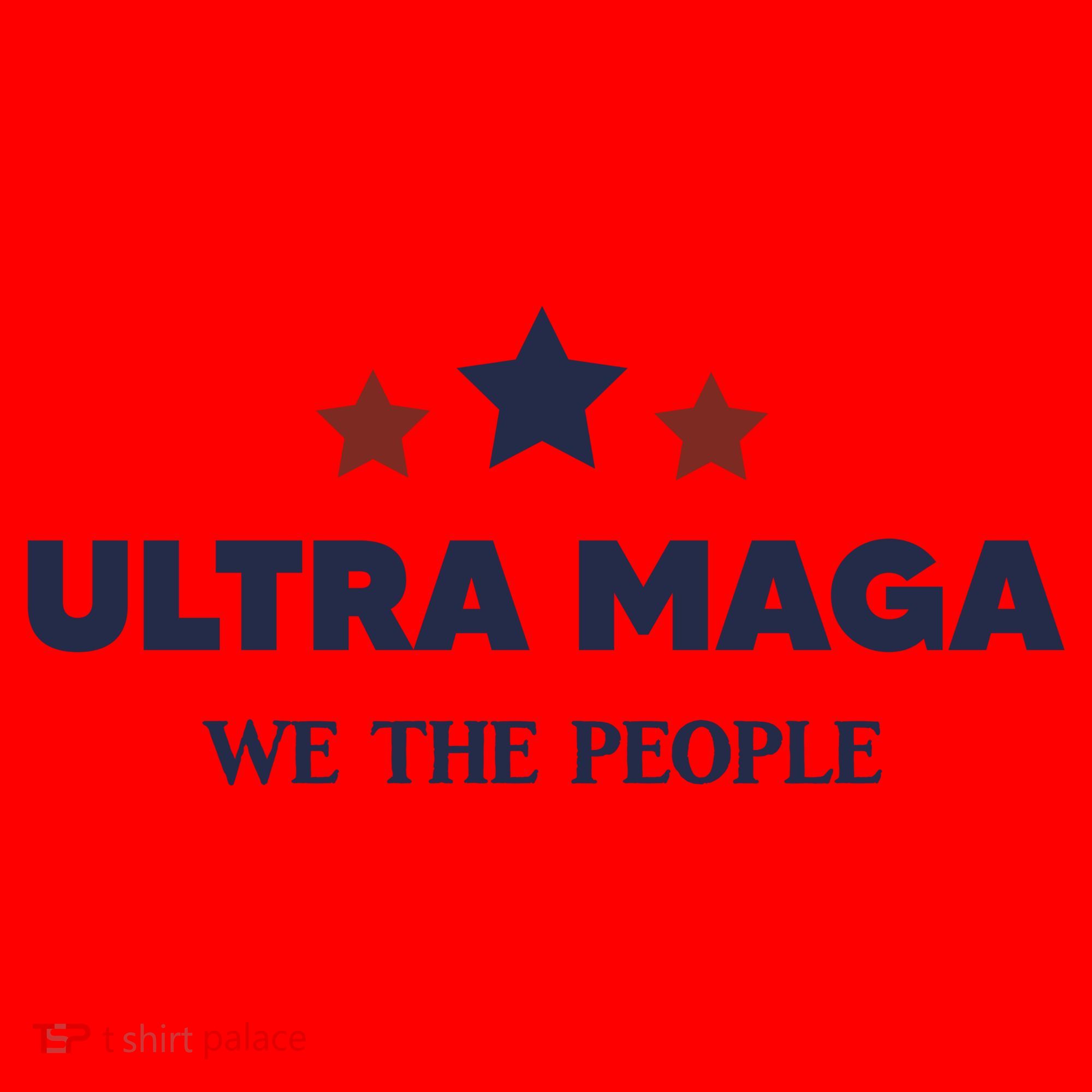 Ultra Maga We The People Santa Hat