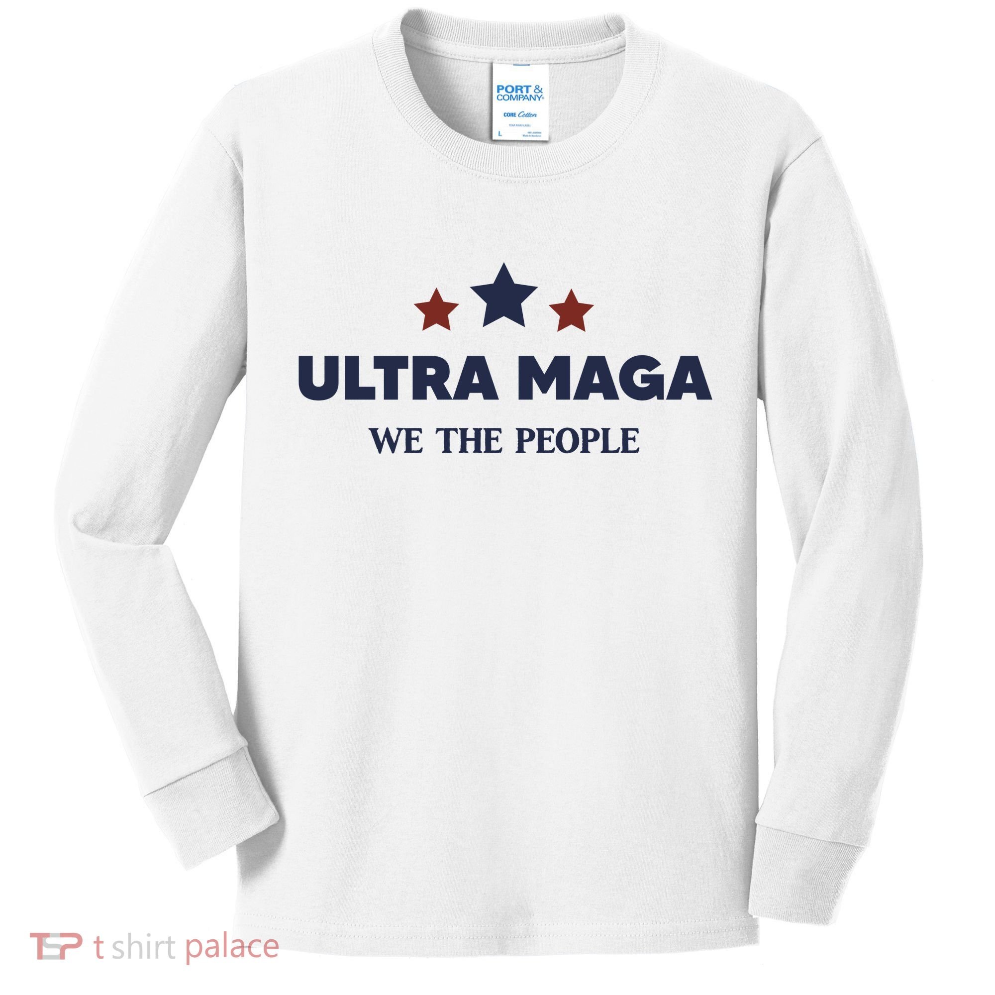Ultra Maga We The People Kids Long Sleeve Shirt