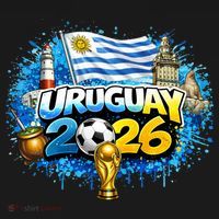 URUGUAY North America Soccer Tournament 2026 Coaster thumb 2