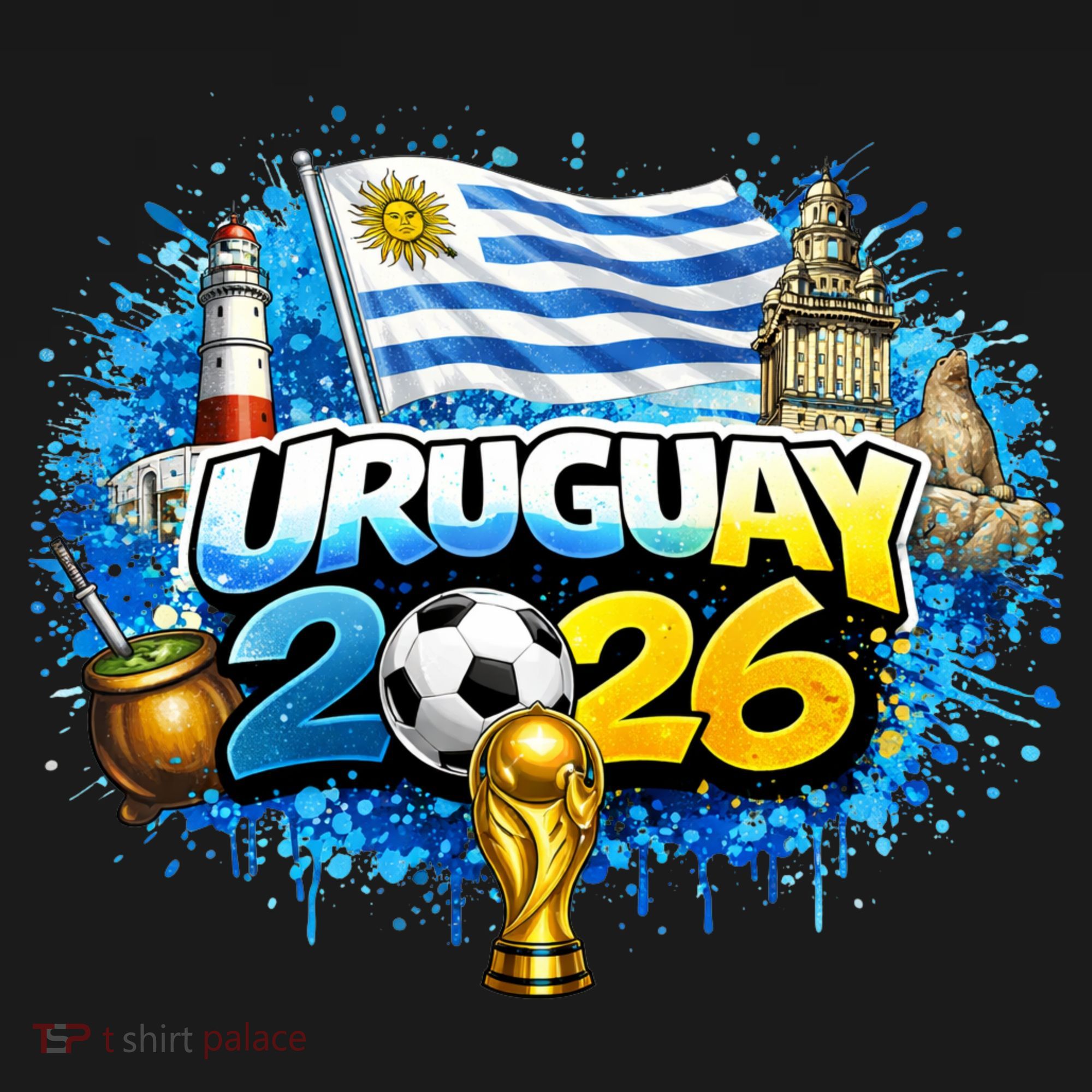 URUGUAY North America Soccer Tournament 2026 Baby Bodysuit