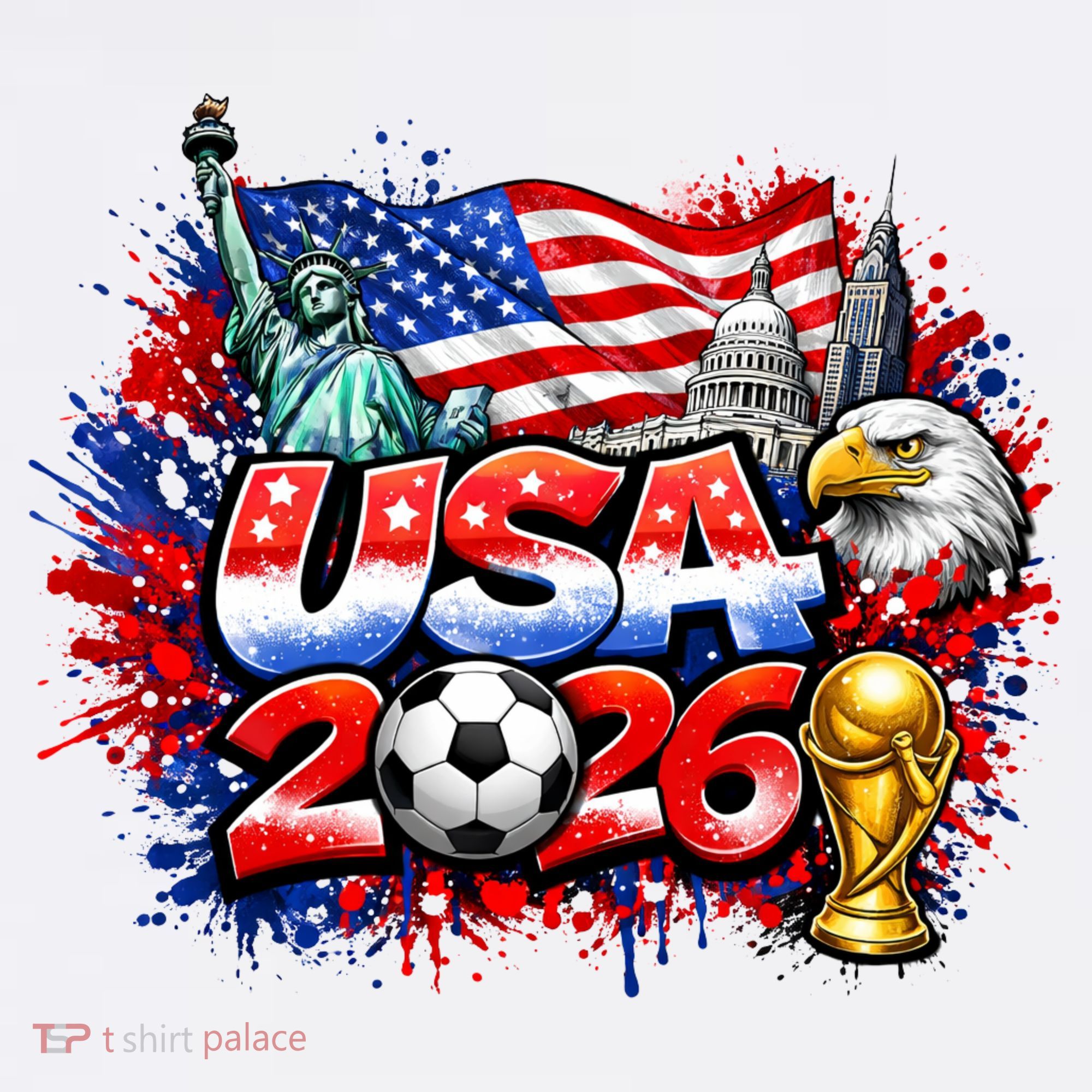 USA North America Soccer Tournament 2026 T-Shirt