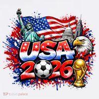 USA North America Soccer Tournament 2026 Women's Hoodie thumb 2