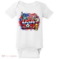 USA North America Soccer Tournament 2026 Baby Bodysuit thumb 0