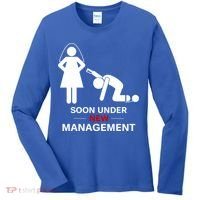 Under New Agegift Groom Bachelor Party Meaningful Gift Women's Long Sleeve Shirt thumb 0