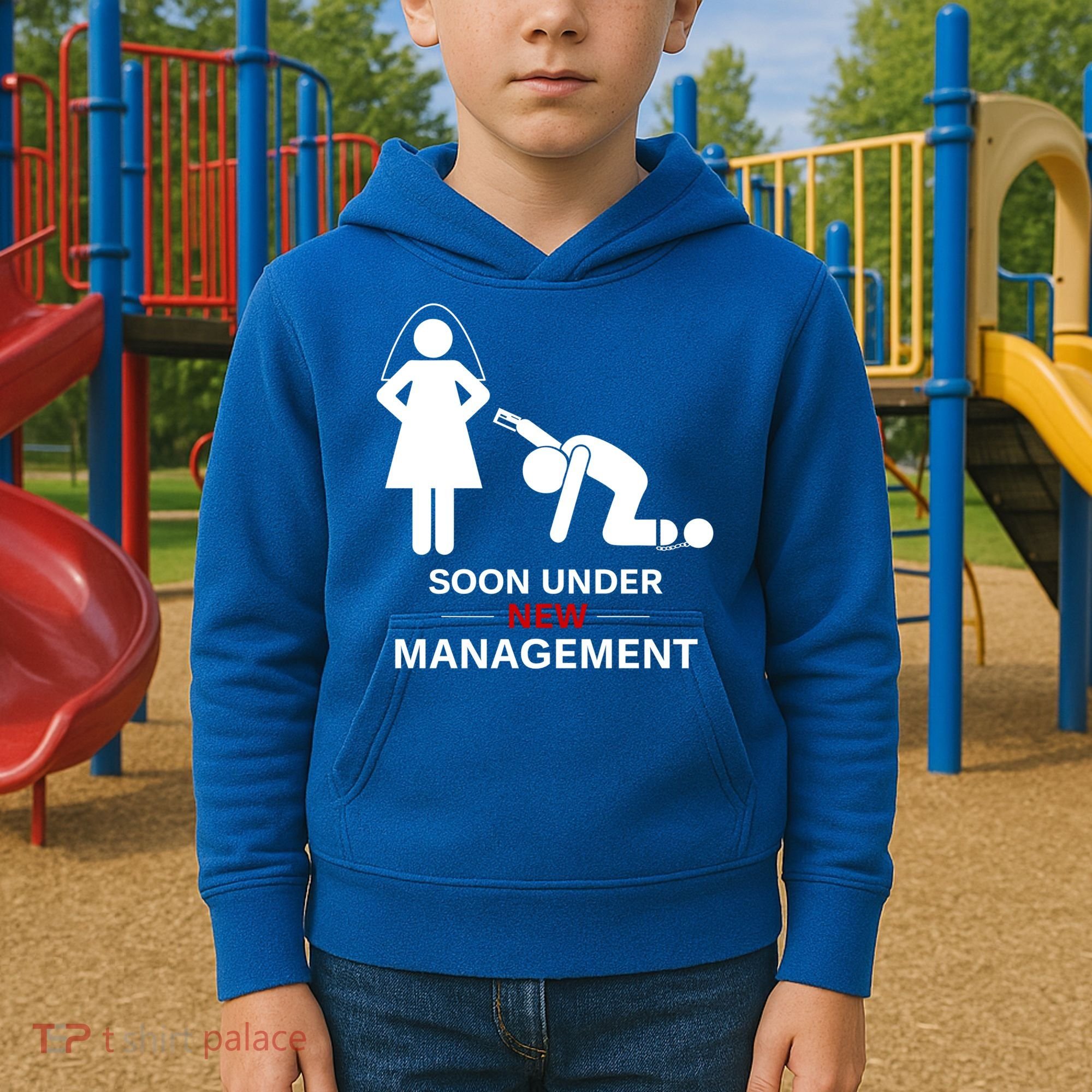 Under New Agegift Groom Bachelor Party Meaningful Gift Kids Hoodie