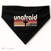 Unafraid I Know Who Holds Tomorrow Christian Faith USA-Made Doggie Bandana thumb 0