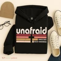 Unafraid I Know Who Holds Tomorrow Christian Faith Hoodie thumb 4