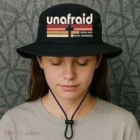 Unafraid I Know Who Holds Tomorrow Christian Faith Bucket Hat thumb 3