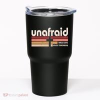 Unafraid I Know Who Holds Tomorrow Christian Faith Tumbler thumb 0