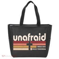Unafraid I Know Who Holds Tomorrow Christian Faith Tote Bag thumb 0