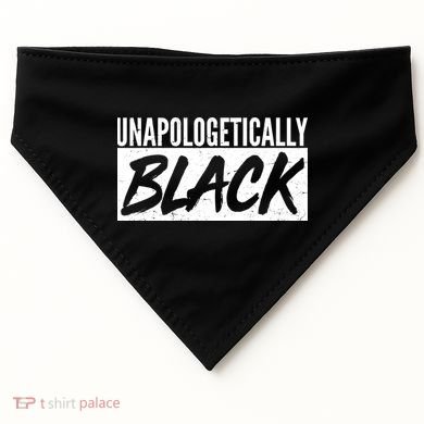 Unapologetically Black USA-Made Doggie Bandana