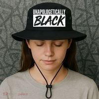 Unapologetically Black Bucket Hat thumb 3