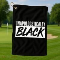 Unapologetically Black Golf Towel thumb 1