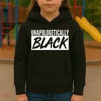 Unapologetically Black Kids Hoodie thumb 3
