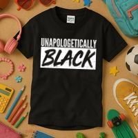 Unapologetically Black Kids T-Shirt thumb 3