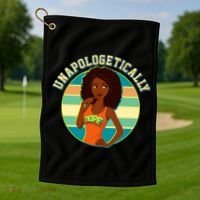 Unapologetically Dope Golf Towel thumb 1