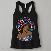 Unapologtically Dope Black Woman Stylish Afro  Women's Tank Top thumb 3