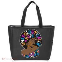 Unapologtically Dope Black Woman Stylish Afro  Tote Bag thumb 0