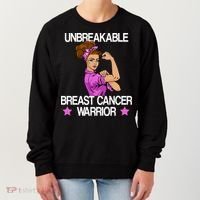 Unbreakable Breast Cancer Warrior Women's Sweatshirt thumb 0
