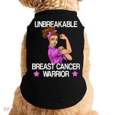 Unbreakable Breast Cancer Warrior Doggie Tank