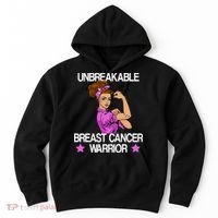 Unbreakable Breast Cancer Warrior Hoodie thumb 0