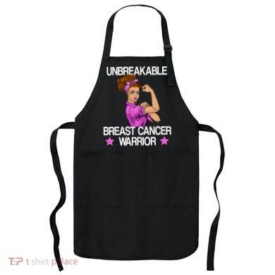Unbreakable Breast Cancer Warrior Apron