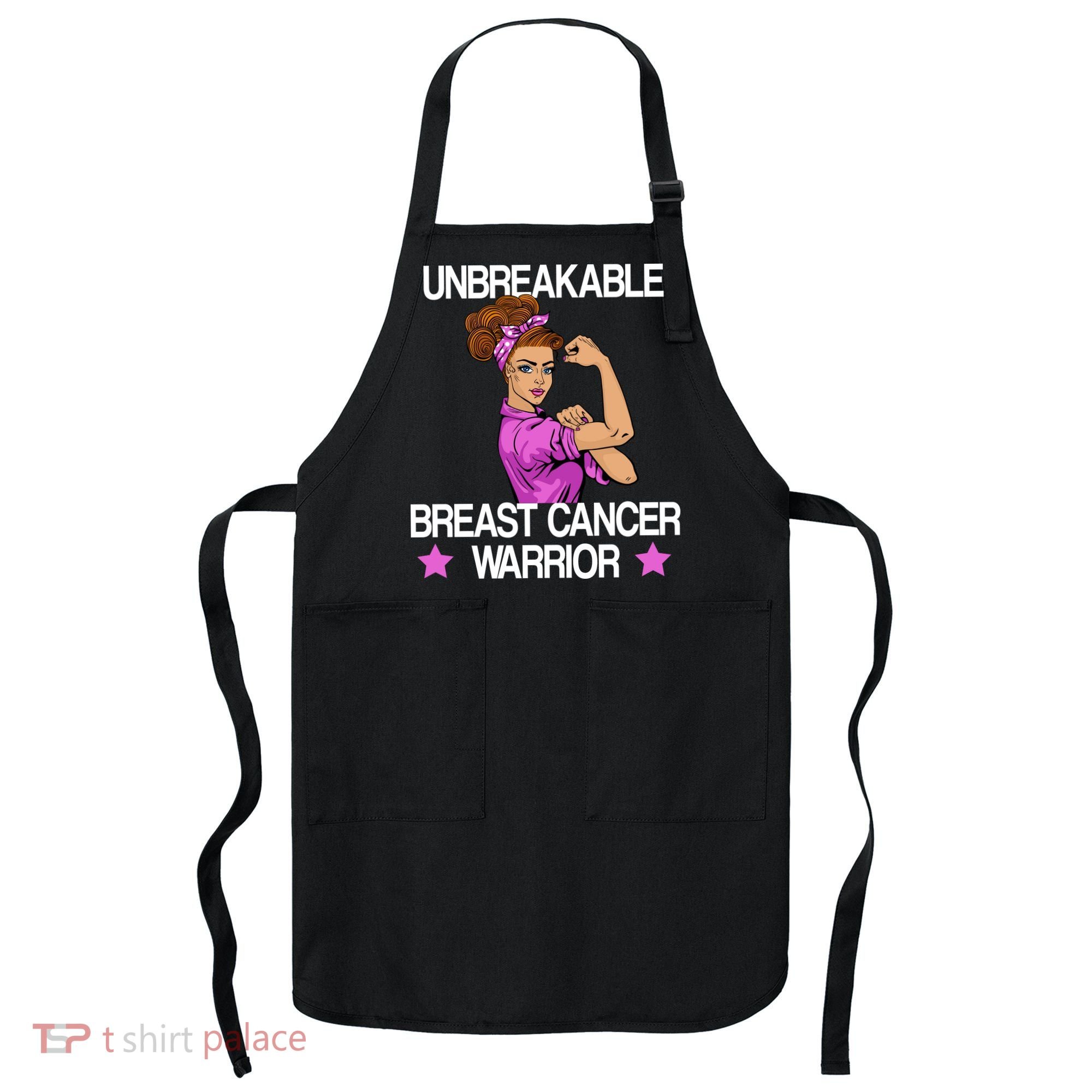 Unbreakable Breast Cancer Warrior Apron