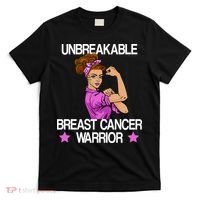 Unbreakable Breast Cancer Warrior T-Shirt thumb 0