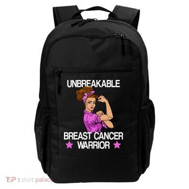 Unbreakable Breast Cancer Warrior Backpack