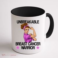 Unbreakable Breast Cancer Warrior Coffee Mug thumb 1